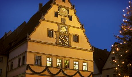 Urlaub Deutschland Reisen - Rothenburg ob der Tauber - Weihnachtsmarkt
