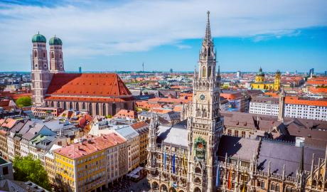 Urlaub Deutschland Reisen - München, die Bayerischen Königsschlösser  und die Europameisterschaft
