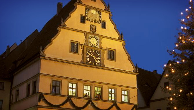 Urlaub Deutschland Reisen - Rothenburg ob der Tauber - Weihnachtsmarkt